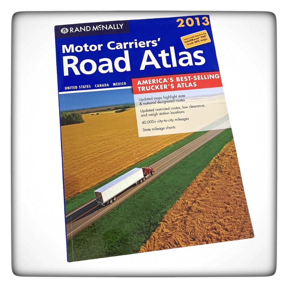 Rand McNally 2013 Motor Carriers’ Road Atlas Travel Trip Vacation